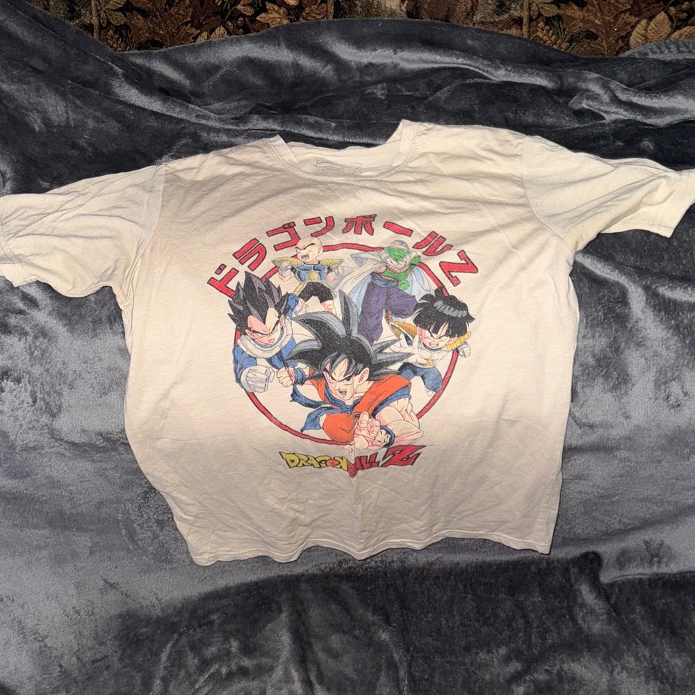 Dragon Ball Z Mens Graphic T-Shirt - Cream